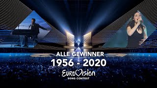 ESC ALLE GEWINNER 1956 - 2021 | Eurovision Song Contest