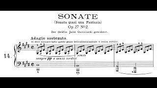 Beethoven: Sonata quasi una fantasia, No.14 in C# Minor, "Moonlight" (Lortie, Jando)