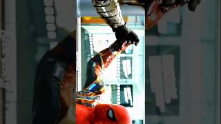 Spiderman blocks Bucky's punch 😲 coldest moment 🥶 #viral #ytshorts #shorts