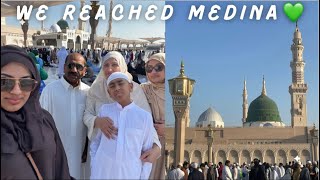 WE REACHED MEDINA 💚🕌 | TRAVELLING TO MEDINA |