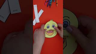 Chick Puppet #shorts #papercrafts #diy