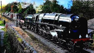 A special Day With 9F 92134 on the east lancashire railway bury