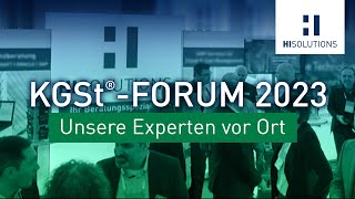 Die HiSolutions-Experten auf dem KGSt-Forum 2023