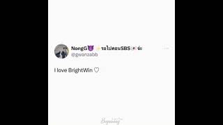 BRIGHTWIN | YES' i love so much my brightwin,i mean i miss two people for sweet memories😔#brightwin