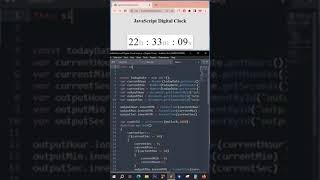 Simple JavaScript Project - JavaScript Digital Clock