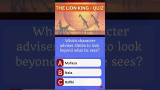 The Lion King Quiz - Trivia Questions And Answers