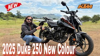 2025 NEW COLOUR KTM DUKE 250 | TFT DISPLAY | DRL LIGHT #ktm #ktmduke250 #duke250