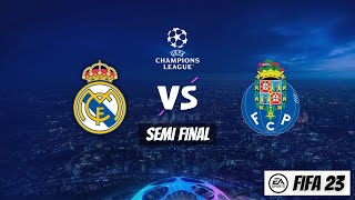 FIFA 23 - Real Madrid vs FC Porto | UEFA Champions League | Semi Final - Leg 1 | PC [2K60fps]