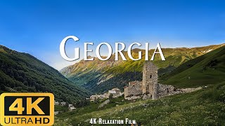 Грузия 4K ULTRA HD (60fps) - Завораживающие Пейзажи и Вдохновляющая Музыка