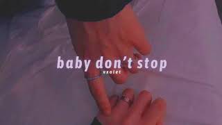 nct u - baby don't stop (slowed + reverb)