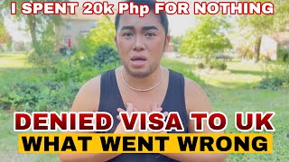 FRANCIS NA-DENIED SA VISA PAPUNTANG UK 🇬🇧 😱