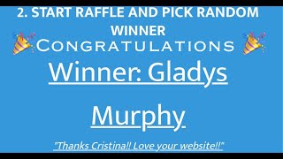 ENDED!! | Congratulations to Gladys Murphy!! You are the Winner for the 24 Inserts Giveaway!