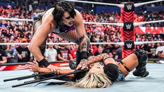 Rhea repley vs Liv Morgan WWE Women championship match at Bad Blood