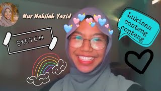 BILAH BUAT YOUTUBE CHANNEL!! First video sambil lukis conteng conteng hihi