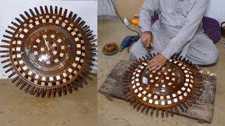 Making Incredible Wooden Clock using Wonderful Skills