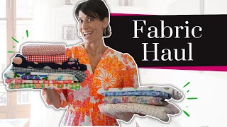 Fabric Haul! Thrift & Vintage finds + new Minerva fabrics