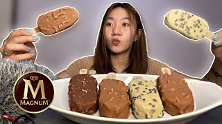 MAGNUM ICE CREAM MUKBANG!!