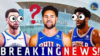 Warriors on Edge: Sixers Threaten Klay Thompson in NBA Free Agency Showdown! 🚀🔥 #nba #stephencurry