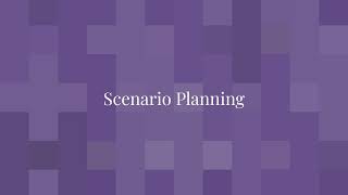 Scenario Planning