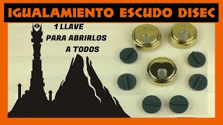 IGUALAMIENTO ESCUDOS MAGNETICOS [🔑1 LLAVE PARA ABRIRLOS A TODOS🧙‍♂️] [IGUALAR ESCUDO DISEC MAGNETICO