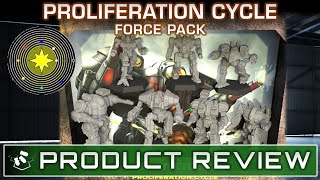 Proliferation Cycle Force Pack Unboxing | Mercenaries Lance Pack | BattleTech Product Review