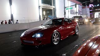 Supras in Vegas 2024 Las Vegas BLVD Invasion