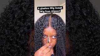 A glueless Wig Install // wear and go wig // Hd lace wig