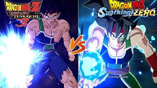 Tenkaichi 3 vs Sparking! Zero Bardock Supers and Ultimate