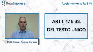 Corso Aggiornamento RLS (4 ore) - Geom. Andrea Corazza