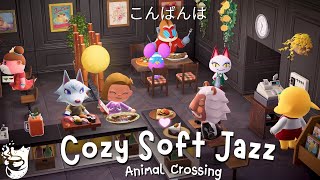 Cozy Soft Jazz Music 🎶 Smooth Bossa Nova Piano Jazz w/ Animal Crossing + Studying Music | Work Aid 🎧