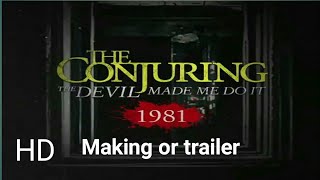 the conjuring making horror thriler