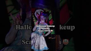 Halloween Makeup Tutorial: Scary Clown 🤡 #halloween #halloweencostume #halloweenmakeuplook