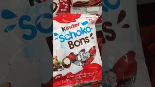 KINDER SCHOKO BONS HAZELNUT #shorts #short #kinder #schoko #kinderschokolade #chocolate #schokolade