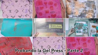 Probando la Gel Press por primera vez - PARTE 2🤯 Aciertos, fallos, consejos y primeras impresiones 🥰