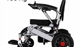 Removable And Washable Cushion Electric Wheelchair Foldable Lightweight For Disabled