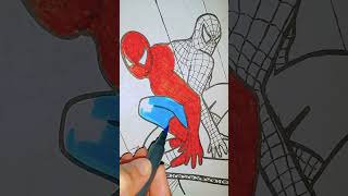 Spider man vs Spider man Coloring ||Awesome Drawing Clips|| Drawing And Painting||Art Work