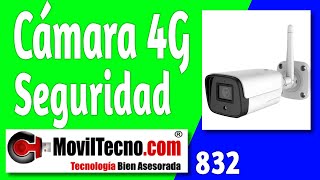 ❤️ CÁMARA de Vigilancia exterior con Tarjeta SIM【 🏆 MovilTecno 832 】