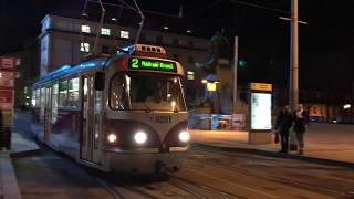 Prague Tram Tatra T3 Compilation At Night