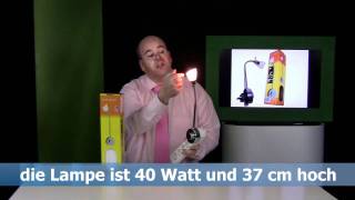 Produktvideo HHP Flex Lampe Deutsch mit onlineshop moderator Rene Kogelman