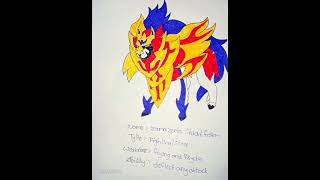 Pokemon69,70- #zacian #sword form #zamazenta #shield form #ad #ytshorts #shorts #viral #pokemon #art