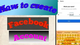 how to create facebook account|Facebook account ko kaise banaye