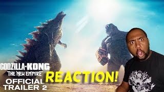 THIS MOVIE GOING TO BE EPIC!! | Godzilla x Kong: The New Empire | Official Trailer 2 Reaction