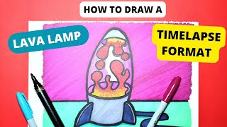 "Lively Lava Lamp: Step-by-Step Timelapse Art Tutorial"