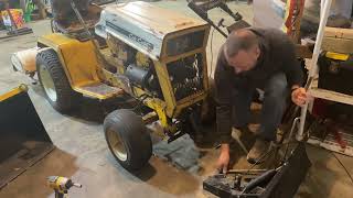 Cub Cadet 127 with a Craftsman plow?   #cubcadet #craftsman