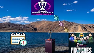 Icc Men's cricket world cup 2023 full schedule ||ODI World 🌎 Cup ||Cricket World