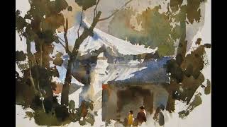 CHIEN CHUNG WEI  Watercolor Painting 457