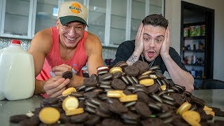 Attempting to EAT 200 OREOS w/ SteveWillDoIt!!