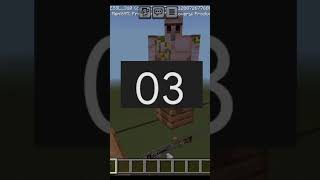 Minecraft help zombie vs Golem #minecraft #ytshorts #technogamerz