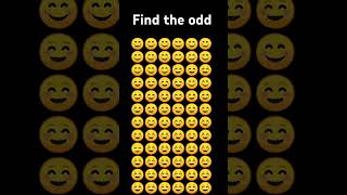 find odd emoji#crazy challenges#please subscribe#YouTube shorts#quiz puzzle#short video#crazy brain