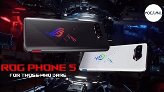 ROG - Ultimate mobile gaming - ROG Phone 5 • Monster 6000mAh battery